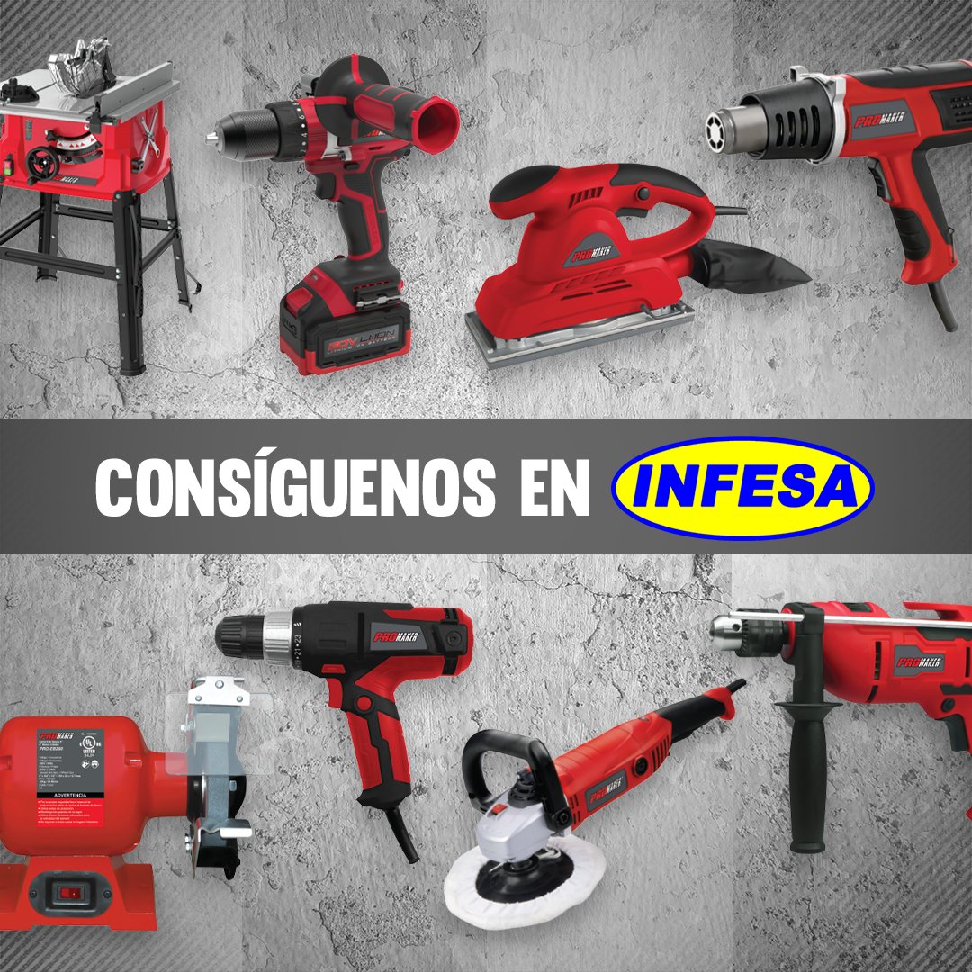 promakertools's tweet photo. Recuerda que estamos en #CostaRica… ¡Y nos puedes encontrar en @infesa! 🇨🇷✅
 
Tenemos a tu disposición una gran variedad de #herramientaseléctricas para diferentes #aplicaciones y #necesidades. ⚡
 
Obtén más información, a través de nuestra #páginaweb: https://t.co/RShkAoSPMm https://t.co/m74jern50d