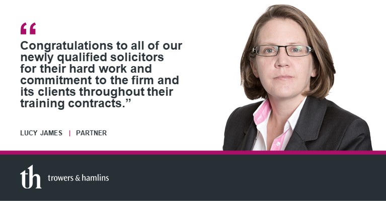 Trowers's tweet photo. We are pleased to announce that we retained 13 trainees qualifying this autumn. Read more here: https://t.co/sopuvr0j9P
#traineeretention #trainees #newlyqualified #NQretention https://t.co/6ckzjZ7xmO