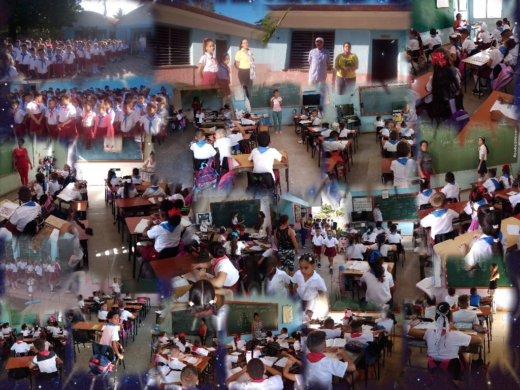 pedro_dme's tweet photo. Hoy el S/I Pedro Figueredo Cisneros se viste de gala en el reinicio del curso lectivo 2021-2022 #CubaALasAulas @TecnologiaDme @RodairesGarcia @escuredo_mercy @IsabelCamaguey #dmecamaguey #CubaMined https://t.co/UiCY1qJAAF