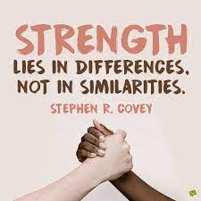 johnnysko8's tweet photo. #CD1a @psyc220 
This message suggests that cultural/racial/ethnic, etc. differences should be recognized, and celebrated, rather than ignored. It would most likely fall into the “left essentialist difference,” as it appears to “focus on difference as an essential piece of https://t.co/N8gJihXvtO
