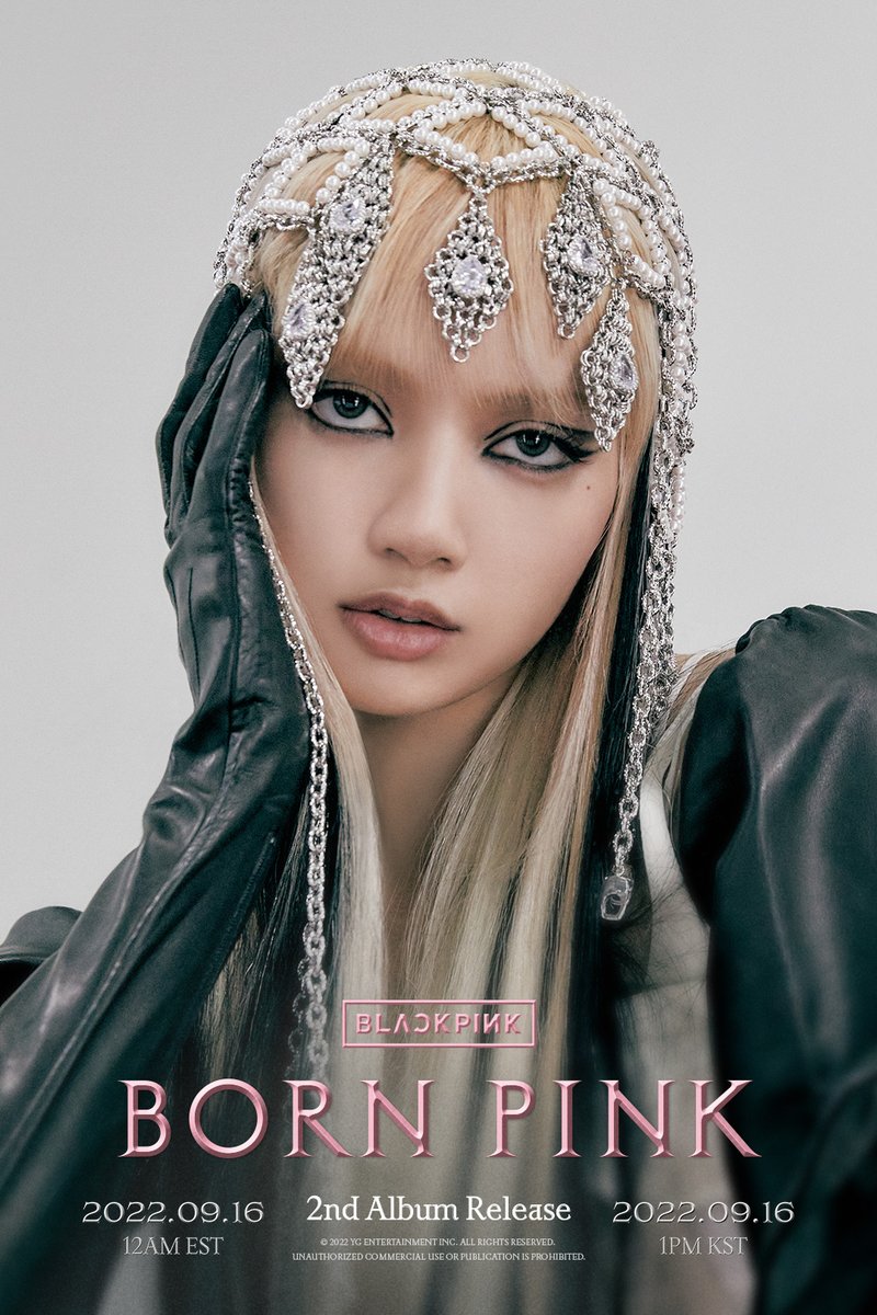 #BLACKPINK ‘BORN PINK’ LISA Concept Poster 2nd Album ‘BORN PINK’ ✅2022.09.16 12AM (EST) & 1PM (KST) #블랙핑크 #LISA #리사 #2ndAlbum #BORNPINK #ConceptPoster #20220916_12amEST #20220916_1pmKST #Release #YG