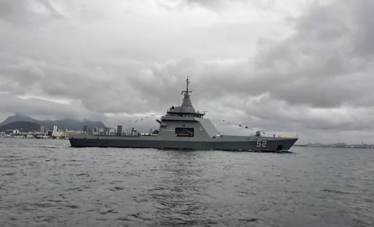 PucaraDefensa's tweet photo. El "#Lobo" llegó a Brasil: El #ARA #Piedrabuena en el #bicentenario de la #independencia de Brasil
@marmilbr @Armada_Arg @Armada_Chile @RoyalNavy @USNavy @Armada_Uruguay @MarinhaPT @SEDENAmx @navalgroup #bnmp #mardelplata
https://t.co/wKCaJKtKUO https://t.co/5LDe7Xt0OT