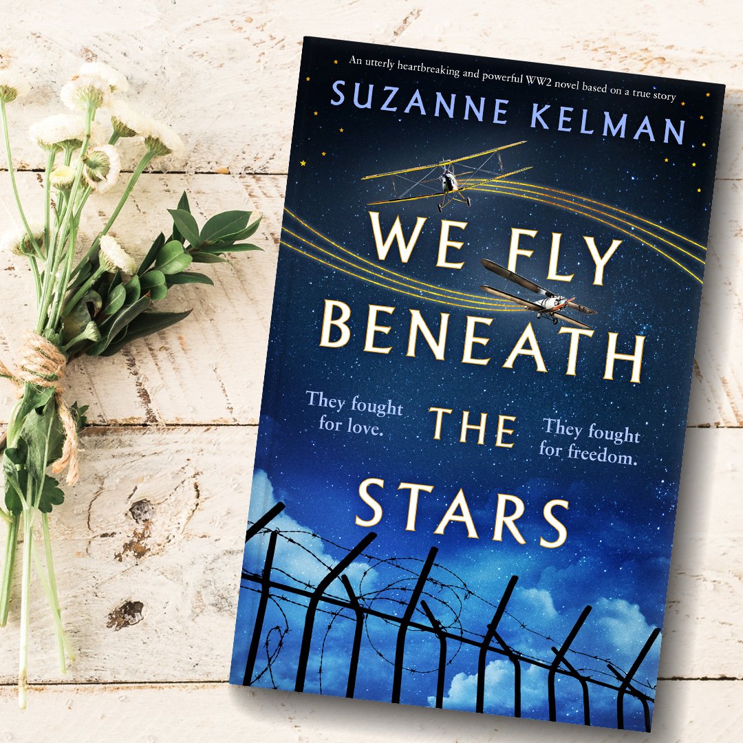 They fought for love. They fought for freedom. We're absolutely thrilled to reveal the cover for We Fly Beneath the Stars: An utterly heartbreaking and powerful WW2 novel, based on a true story by @suzkelman! Out November 30th. Pre order: ow.ly/2QnM50KySjF