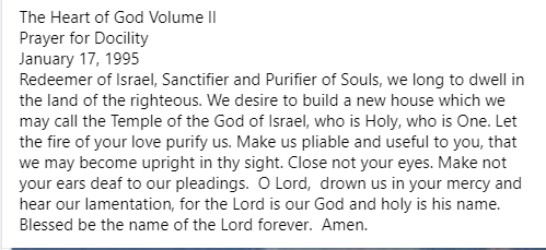 MercyDisciples's tweet photo. #HeartofGod #Prayer #Docility https://t.co/FR3ZSJ64GO https://t.co/HvbNVc6PyS
