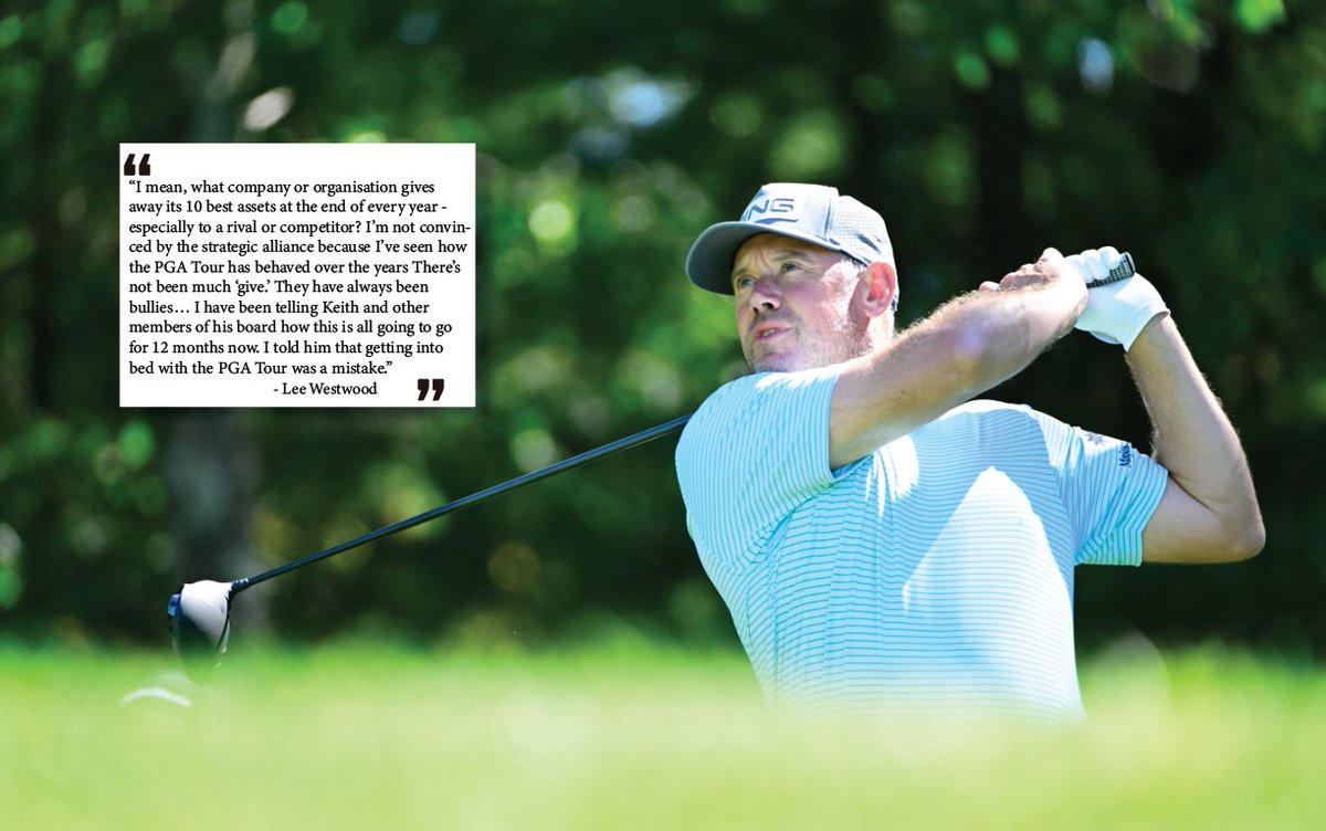 LIV Golf Updates on Twitter "Lee Westwood after today's DPWT meeting where he and other 
