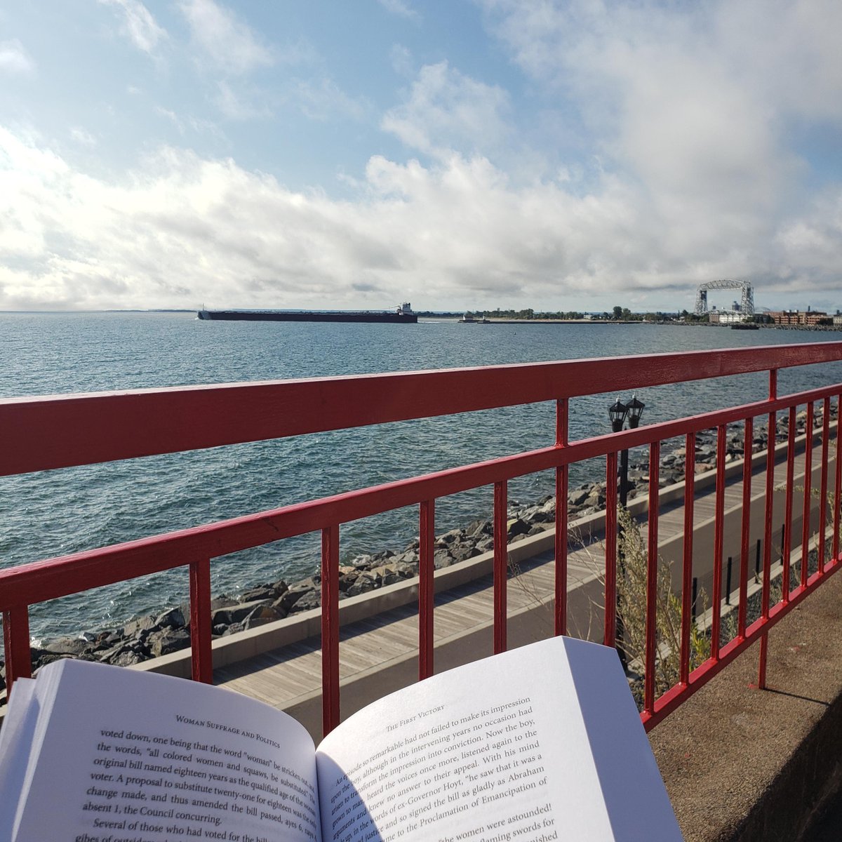 FitgersBooks's tweet photo. It's shaping up to be a gorgeous day on the lake today. Visit us in at the Fitger's shopping complex where you can get a new book, grab some lunch, and gaze at this gorgeous view.
We're open from 10-4 see you soon!
#LaborDay #LakeSuperior #ReadingWithAView https://t.co/eseWPIibeh