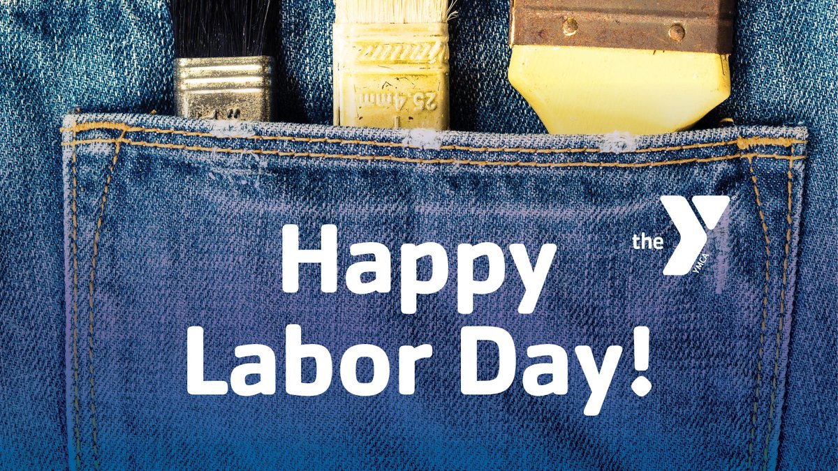 YMCASeattle's tweet photo. Happy Labor Day! 
As a reminder, our Seattle Y locations have altered hours today.
⛔ West Seattle &amp; Fauntleroy Y will be closed.
⛔ Meredith Matthews East Madison Y is closed for facility improvements.
🕚 All other Seattle Y locations will be open from 7 am to 11 am. https://t.co/BHgZEvR30g