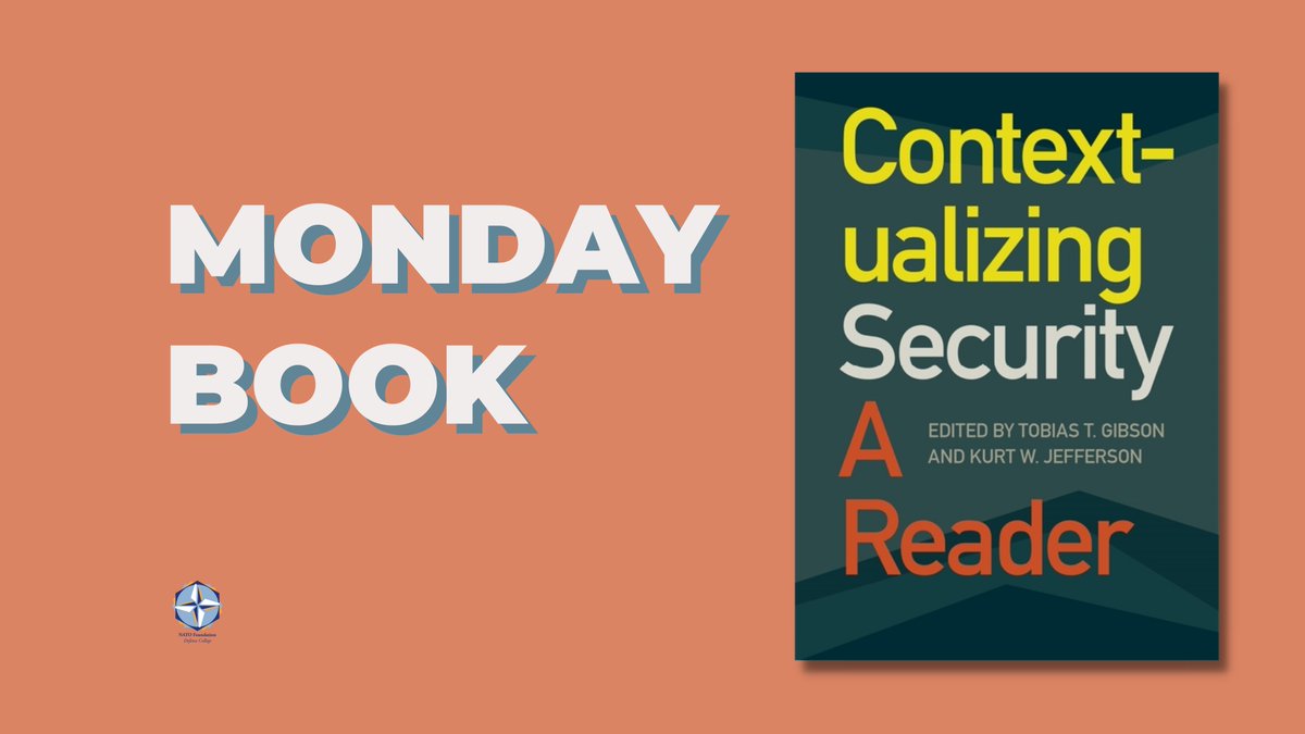 NATOFoundation's tweet photo. #Mondaybook | The #security challenges we face today are more threatening than they were 25 years ago: new #global threats like #climatechange & #cyberattacks are compelling problems shaping both our present & our future. To understand key security issues https://t.co/X1hIBJ3lFF https://t.co/RV5o4UuNWL