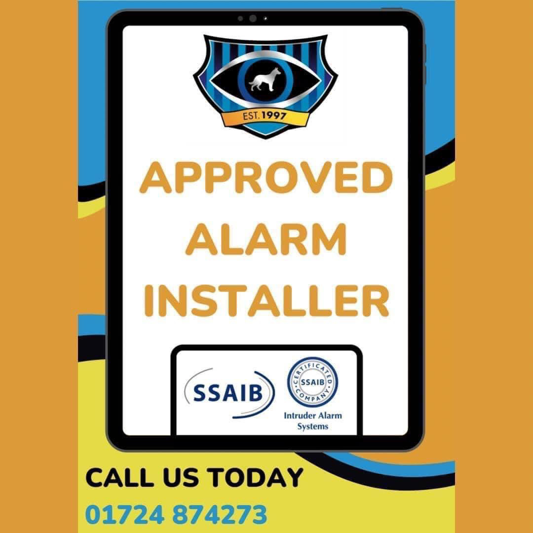 Do you know we’re an accredited SSAIB installer! 

Don’t compromise on your security get an approved installer.

Contact us for a free quote:
01724 874273

Or visit our website:
eyewatch-security.co.uk 

Eyewatch Security | Call us today not 999 tomorrow.
