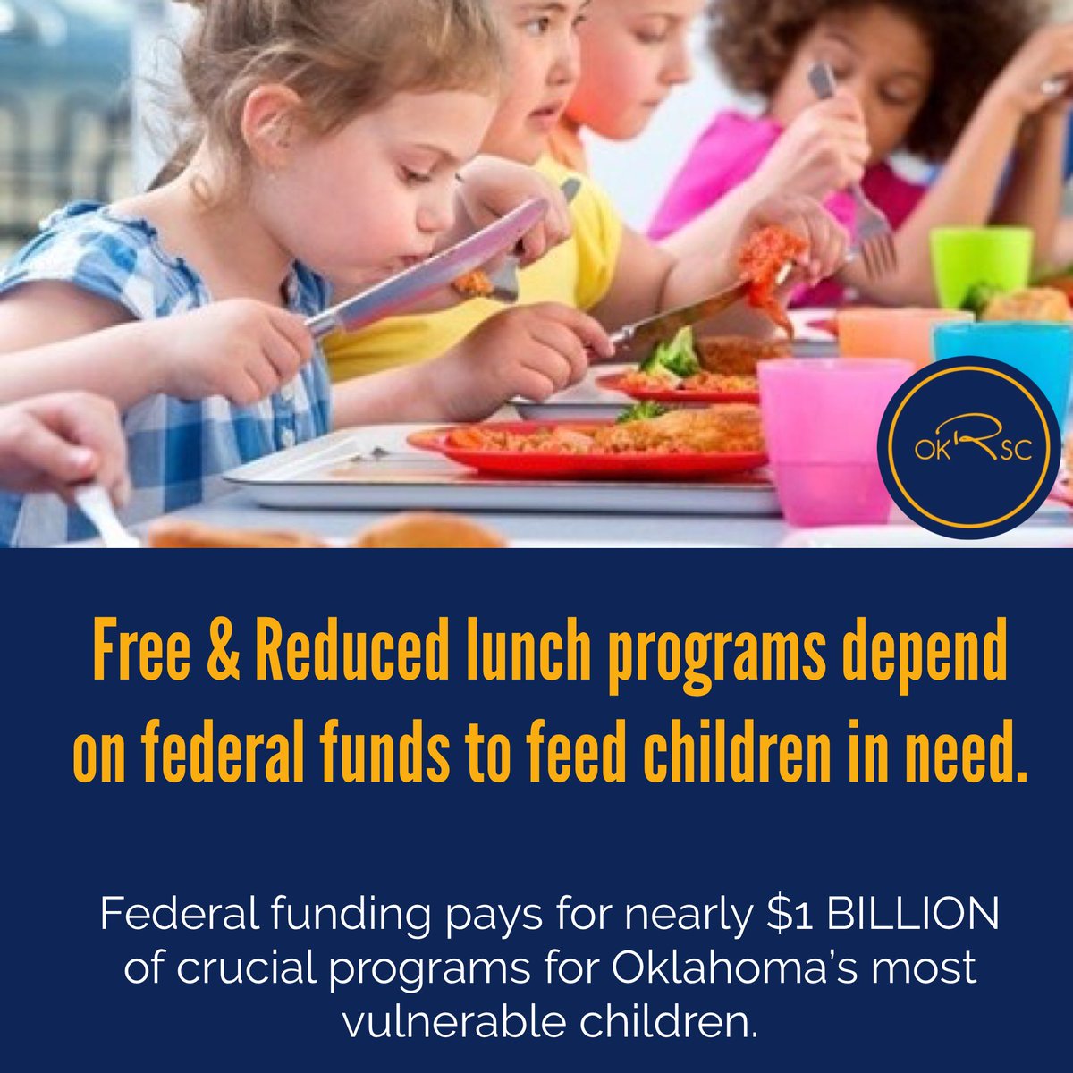 QUESTION OF THE DAY - DOES YOUR CHILD BENEFIT FROM  OKLAHOMA'S FREE &amp; REDUCED LUNCH PROGRAM? DO YOU BELIEVE THAT CHILDREN MUST BE WELL FED TO SUCCEED ACADEMICALLY AND SOCIALLY?

If so, it's time to pay attention to Oklahoma politics.

An #okled 🧵