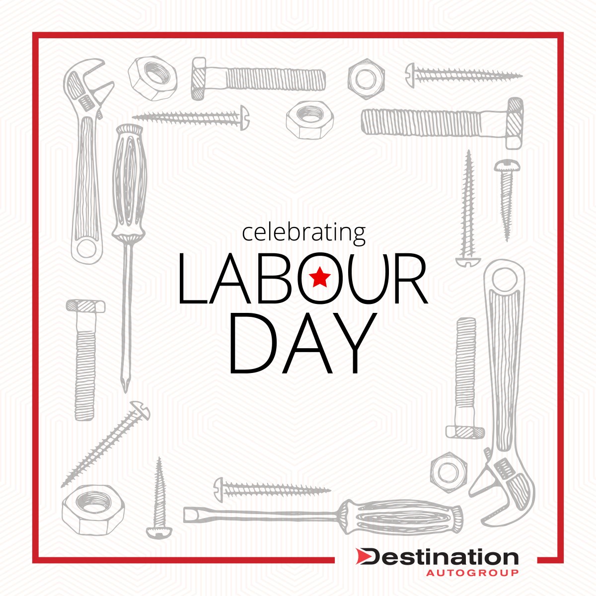 Destination_AG's tweet image. Sending our appreciation and thanks to our valued team members, associates and partners. Happy Labour Day!

Please take note of our special hours today:
Sales: 12:00 PM - 5:00 PM
Service and Parts: Closed

#ItsDifferentHere