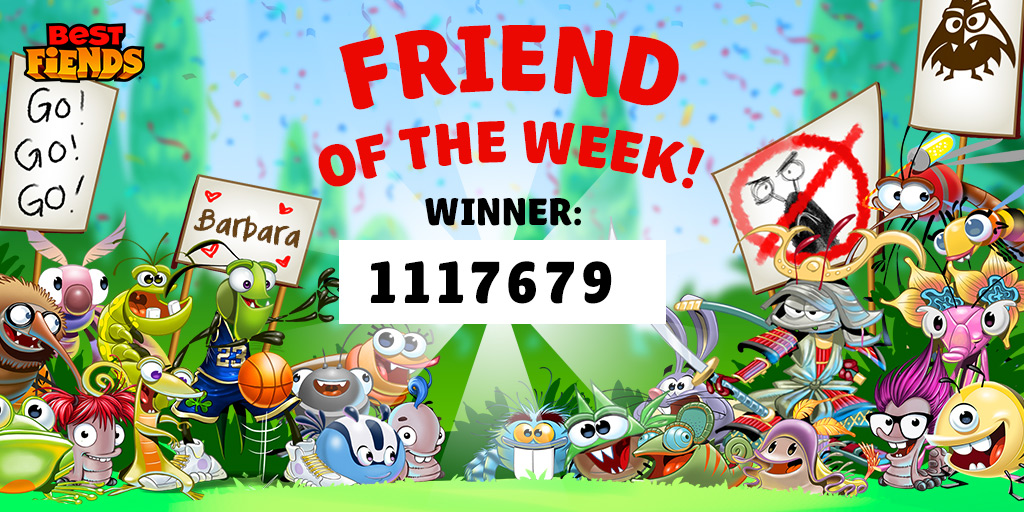 bestfiends's tweet photo. This week's #FriendoftheWeek is Barbara! Add them, and let's try to MAX OUT their friend list! https://t.co/Re1vcY6QEc