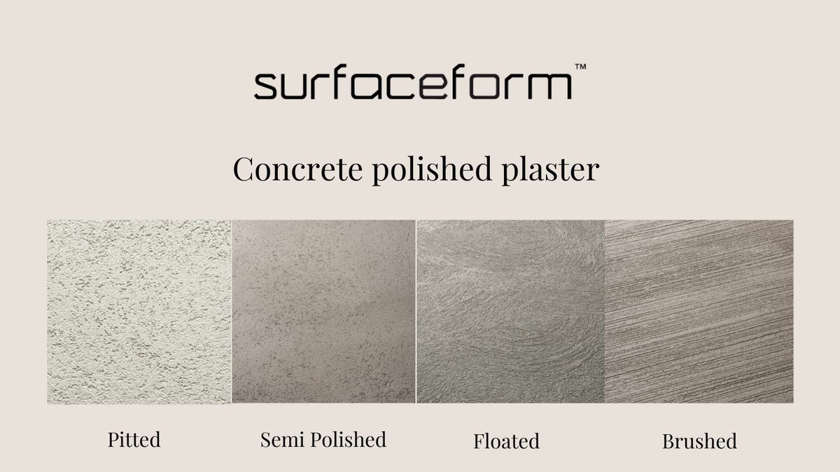 Surfaceform's tweet photo. Surfaceform Concrete Polished plaster has been developed to create the look and feel of cast or shuttered concrete 🔨

The finish can be polished to give a smooth sheen or left more matt with varied texture. 

#polishedplaster #concreteinteriors #surfaceform #interiordesign https://t.co/FQsWIcDt5O