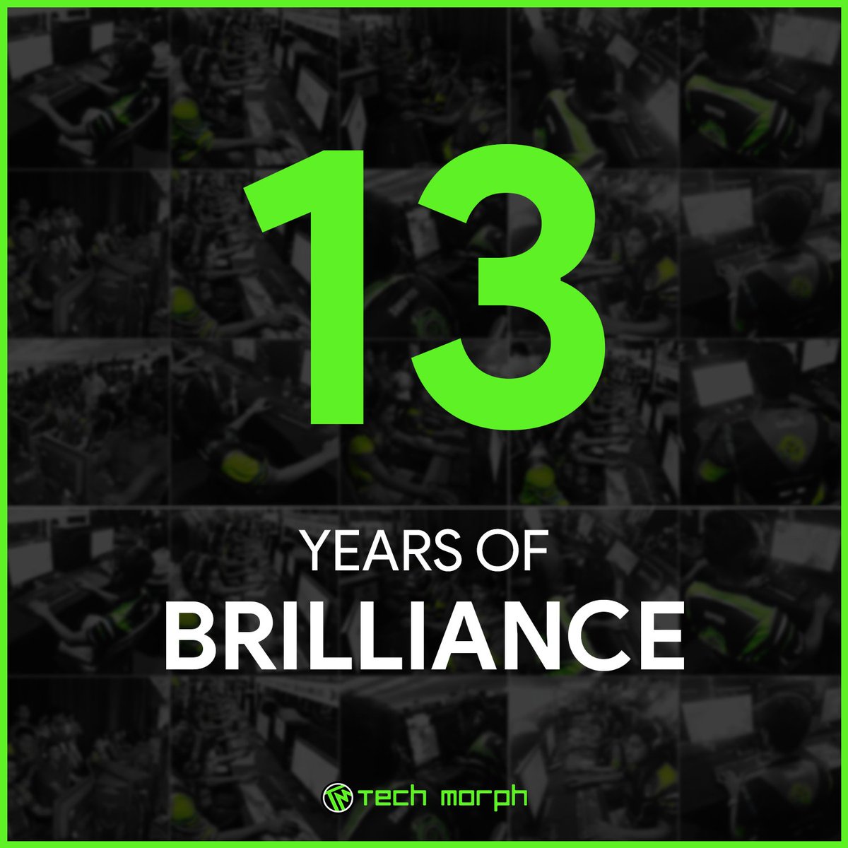 tech_morph's tweet photo. 13th Anniversary! 🥳💚

We started with a few, but now we are many, not only in numbers but also in talents and accomplishments. It’s not just an anniversary, it’s an anniversary of a family that only grew strong defying the odds. 💚

#TechMorph  #TheBrotherhood #WalkTheTalk 💪🏼 https://t.co/O97FJ4njCc