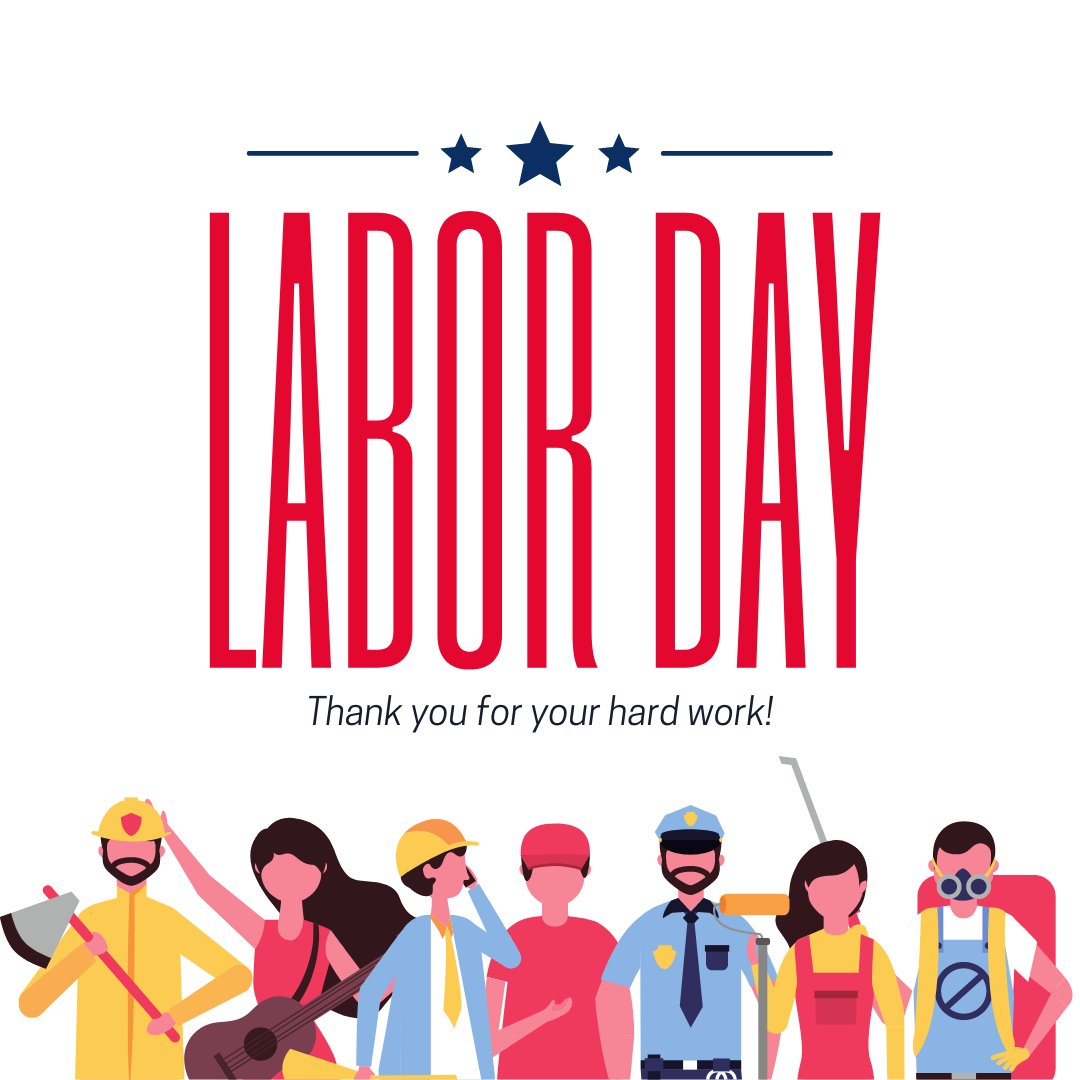 MissionCityFCU's tweet photo. Happy Labor Day, everyone! Thank you for your tireless work!

In observance of Labor Day, Mission City FCU will be closed on Monday, September 5th. Please use any one of our 30,000+ ATMs under the CO-OP network, mobile or online banking.

“This message is an advertisement” https://t.co/34ruhup8Xk
