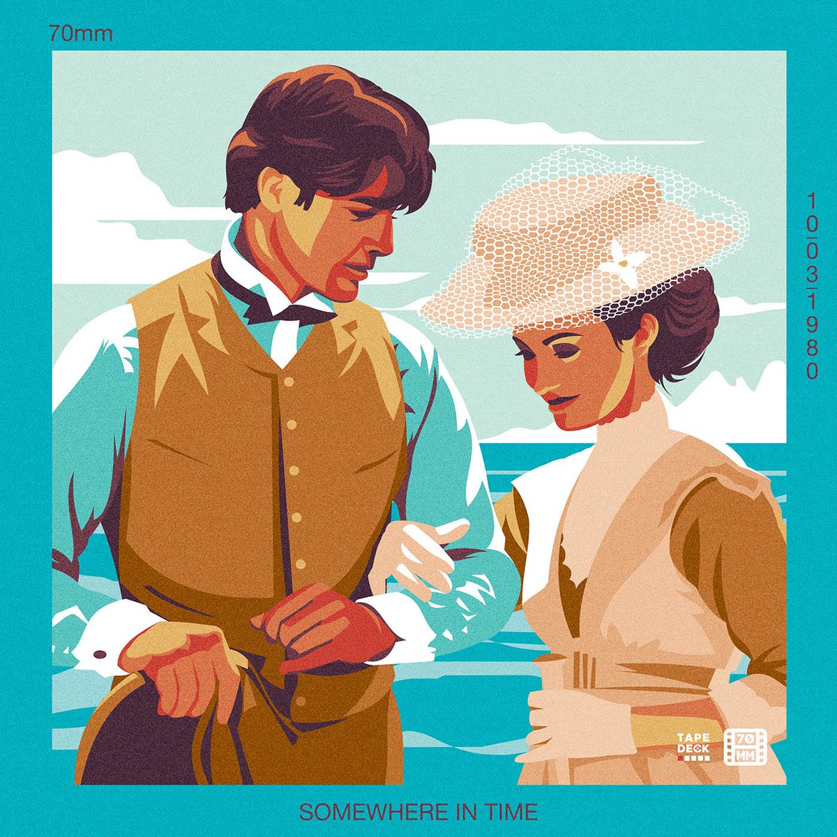 70mmpod's tweet photo. SOMEWHERE IN TIME EPISODE + PRINT!

The greatest time-traveling love story ever told or is one host crazy?

Share the show for a chance to win a full year of @letterboxd Pro! Episode art by @artofdanny 😘

https://t.co/zSOZXb4AyR https://t.co/gX02nUgMqL