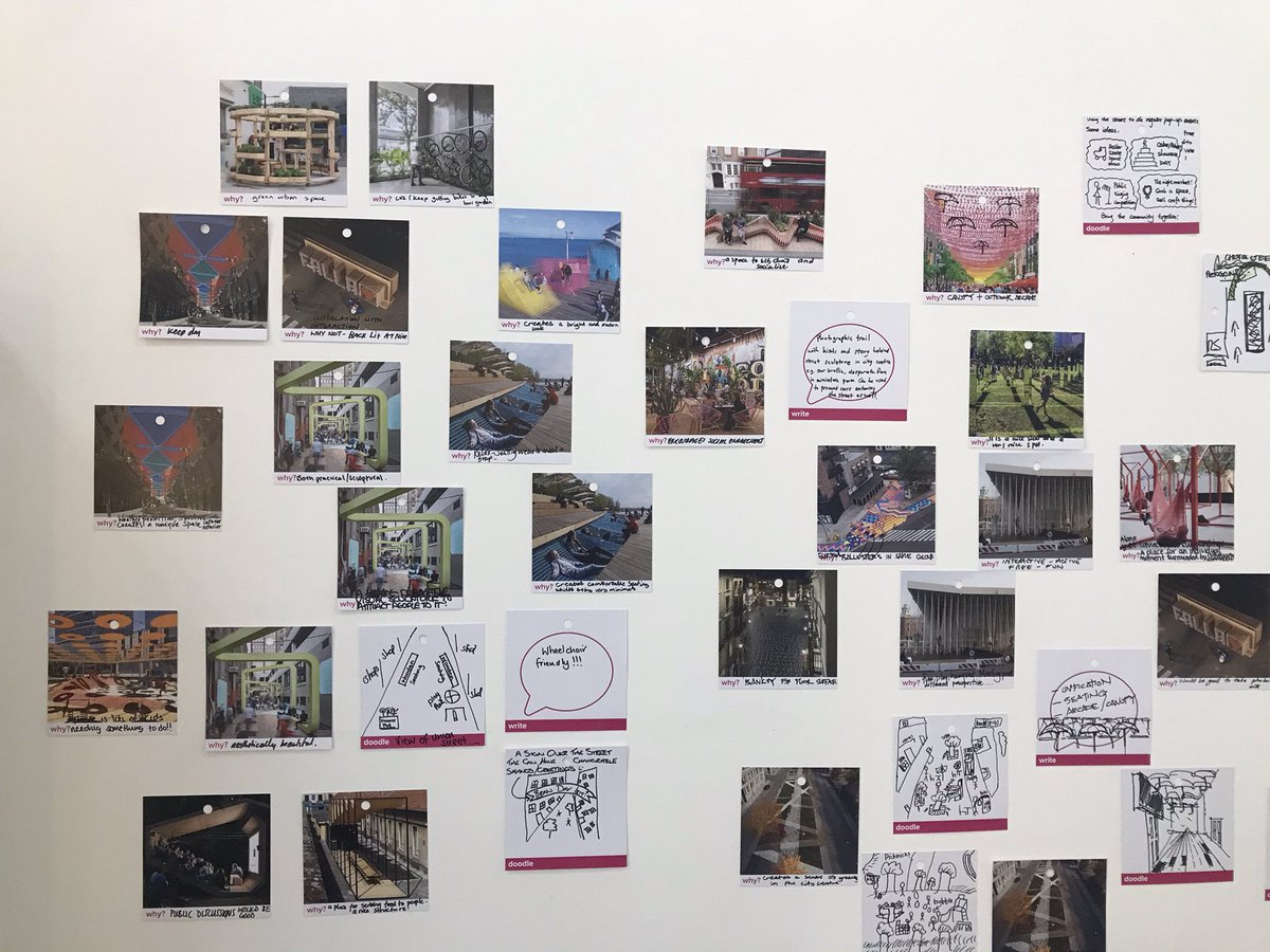 VickiTully1's tweet photo. Visited Our street studio @DesignDundee Inspired by Gary &amp; Linseys work engaging with users of Union street @kennedytwaddle @LinseyMcIntosh https://t.co/blU6fOgA0L