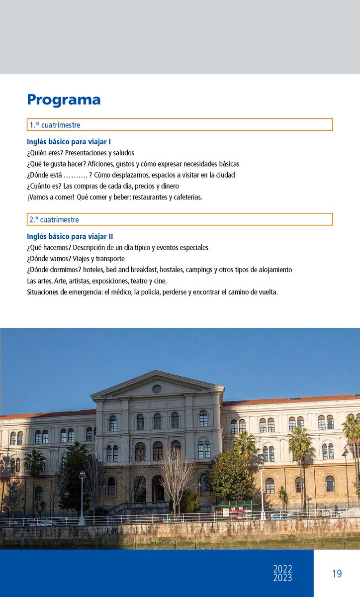 🇬🇧Curso semestral "Inglés para viajar". Lunes y miércoles 11,30 a 13,00 hrs.  ¿Te gustaría llegar al hotel y pedir tu llave en inglés? ¿Responder en inglés en cuando entras a comprar en una tienda?  Matricúlate en el Centro de Idiomas Deusto /Deustuko Hizkuntza Zentroa de <a href="/deusto/">Universidad Deusto - Deustuko Unibertsitatea</a>