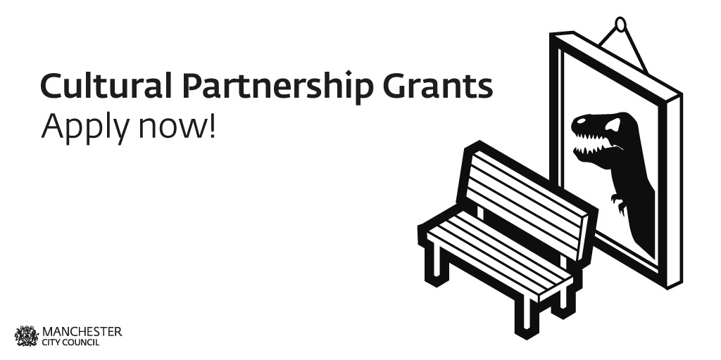 Do you run a Manchester-based cultural organisation? 🎭 🎶 💃 🖌️ 

Applications are now  open for Cultural Partnership grants funding from the Council to continue your work. 

Find out more here: 
orlo.uk/AwoJ5