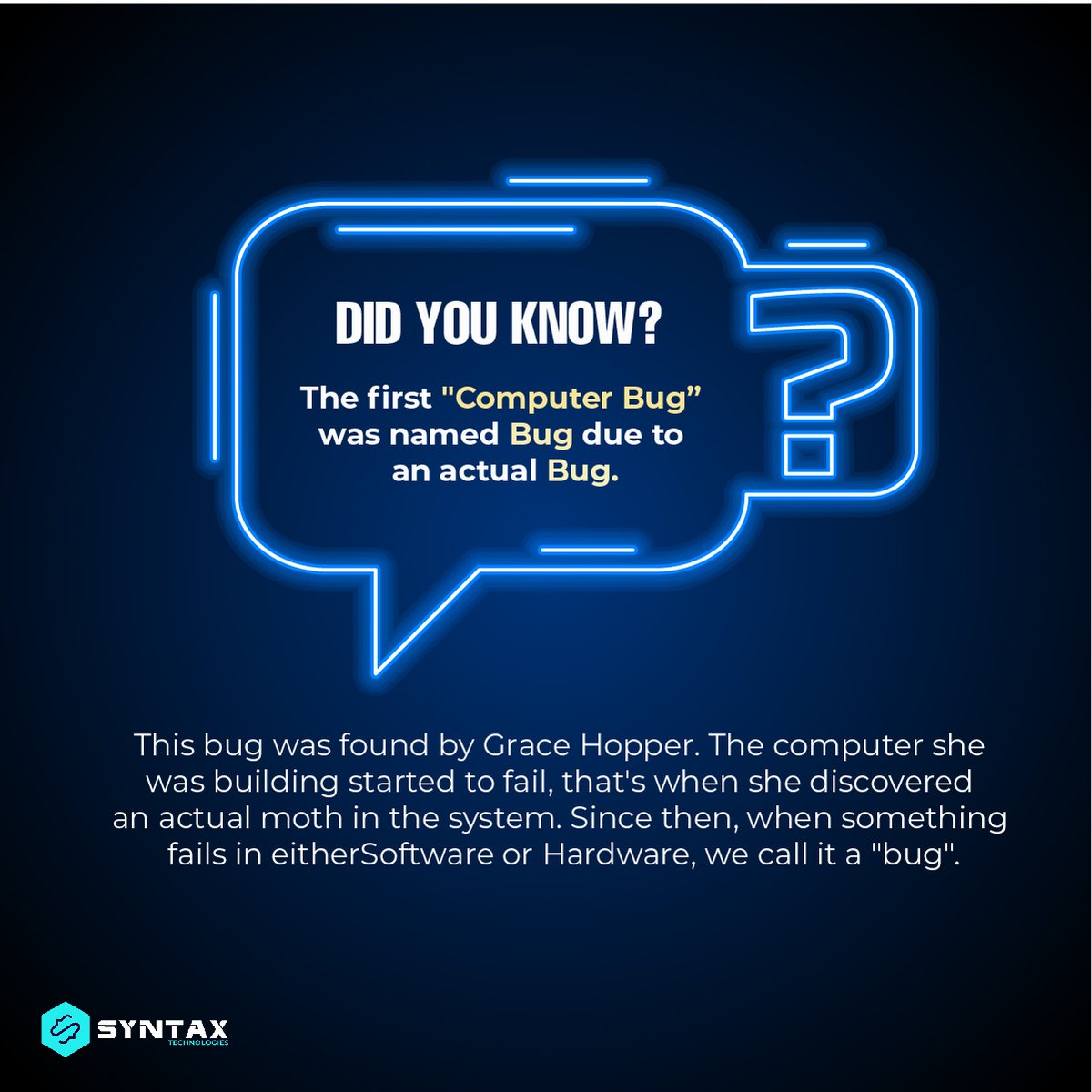 SyntaxTechs's tweet image. 📍Follow @syntaxtechs for similar informative posts daily.
#softwaretesting #testingbug #bug #softwaretestingtraining #softwarebug #softwaretestingcourse #softwaretesters #sdet #testautomation #qaengineer #agiletesting #softwareengineers #qa #manualtesting #automationtesting