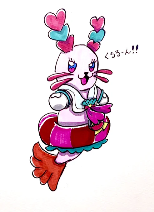 過去絵だけどおめ!#precure #プリキュア#くるるん生誕祭#くるるん誕生祭 
