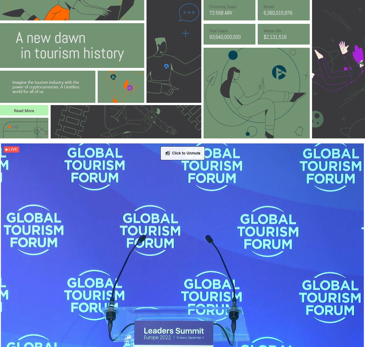#Tourism leaders come together on our valuable partners @WTourismForum and @gtourismforum's event @Brussels. 

The event will be broadcasted via ariva.digital live, and it’s free to access for all.
 
September 6, 2022 at 09:45AM CET

#LeadersSummit #WTFi #GTF #ARIVA