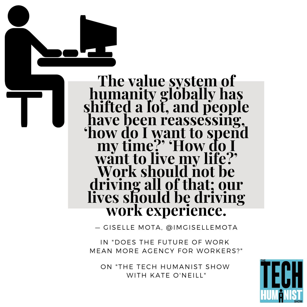 thetechhumanist's tweet photo. For many of us, today is Labor Day, and we know your holiday podcast listening  could use some topical content. So we're re-sharing a recent favorite episode, "Does the Future of Work Mean More Agency for Workers?" Check it out here: 
https://t.co/wmmncF3apj https://t.co/NOGXAyTSwS