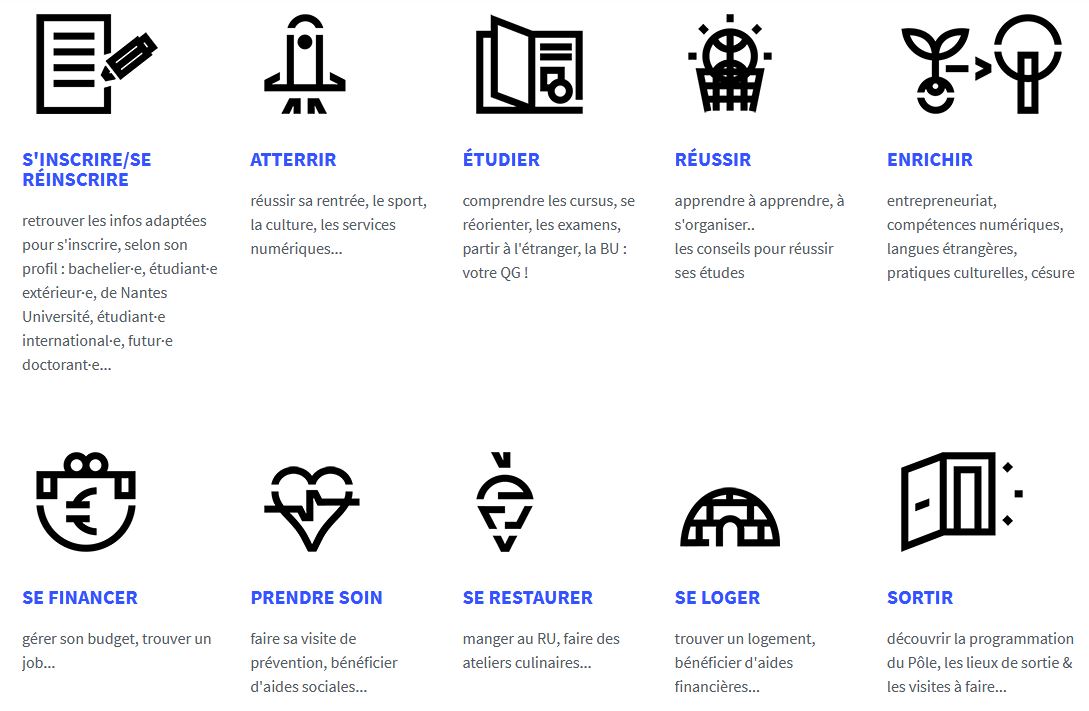 NantesUniv's tweet photo. Besoin d’aide, de conseils pour bien démarrer l’année ? Rendez-vous sur la boîte à outils « Bienvenue ». 
👉 https://t.co/ThOIKPJ3be https://t.co/JBhJ3diGVk