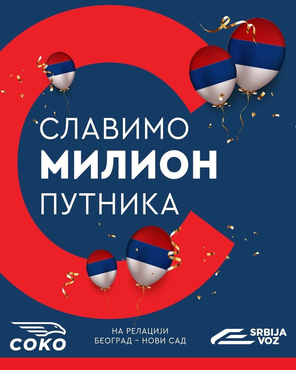 Milion putnika za samo nekoliko meseci. Železnica se vraća na velika vrata! #Srbija