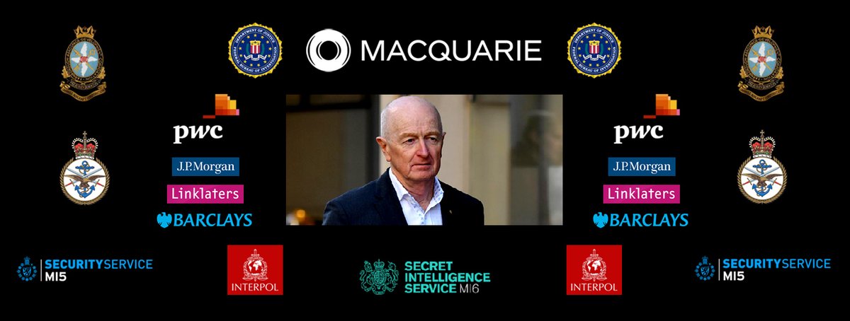 CarrollTrusts's tweet photo. #Macquarie Chairman #GlennStevens Crime Syndicate Files MACQUARIE DIRECTOR #JILLIANBROADBENT - #HMIC #MI6 #MI5 SIR #EWENBROADBENT ENCLOSURE MURDER - #BAESYSTEMS #ROGERCARR #RICHARDDEARLOVE #JOHNSCARLETT #JONATHANEVANS #ScotlandYard Yard Biggest Exposé
https://t.co/1LIk8n5pLD https://t.co/Q0nLzEj2gt