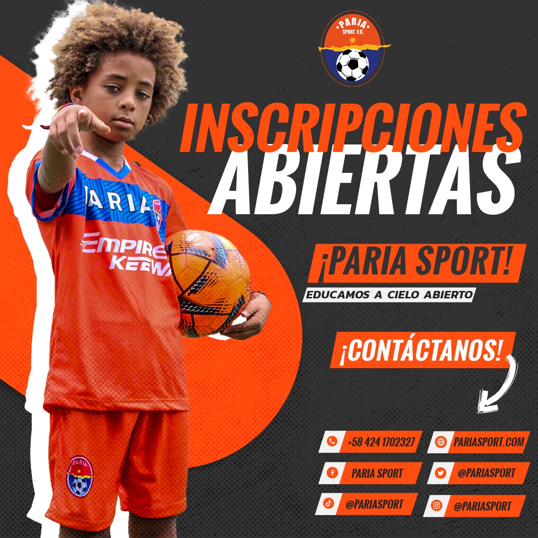 PariaSport's tweet photo. Nuestras inscripciones están abiertas, iniciamos las actividades hoy lunes 5 de septiembre, no desaproveches  la oportunidad de pertenecer a la familia @pariasport 
Recuerda, no hacemos try out. Toda la información la pueden encontrar en nuestra página web https://t.co/8KYG63rOZb https://t.co/7ESiOWmOMz