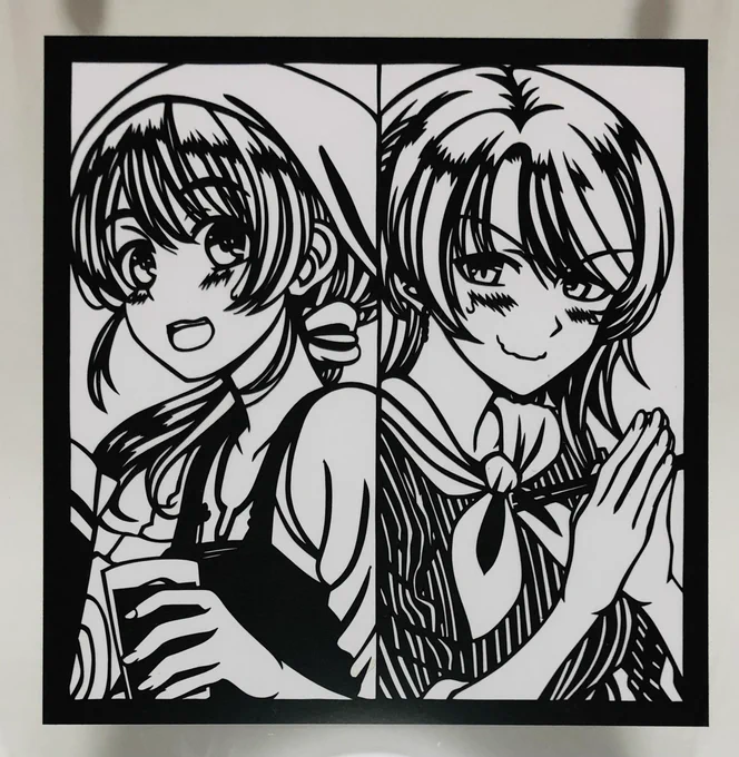 コミック『くちべた食堂』より。

#くちべた食堂
#切り絵 