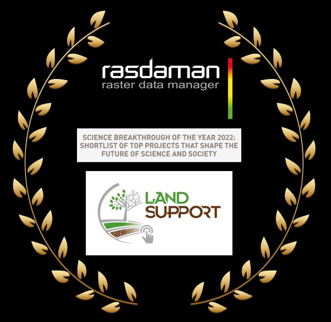 rasdamanGmbH's tweet photo. #rasdaman proudly presents: Our project @LandSupport_EU is one of the winners in Science & Innovation Mgmt of #FallingWall Award. The project is recognised as addressing one of the biggest challenges of our time: supporting good decisions for #protection of our #soil & #land. https://t.co/xCpxCNt5Wv