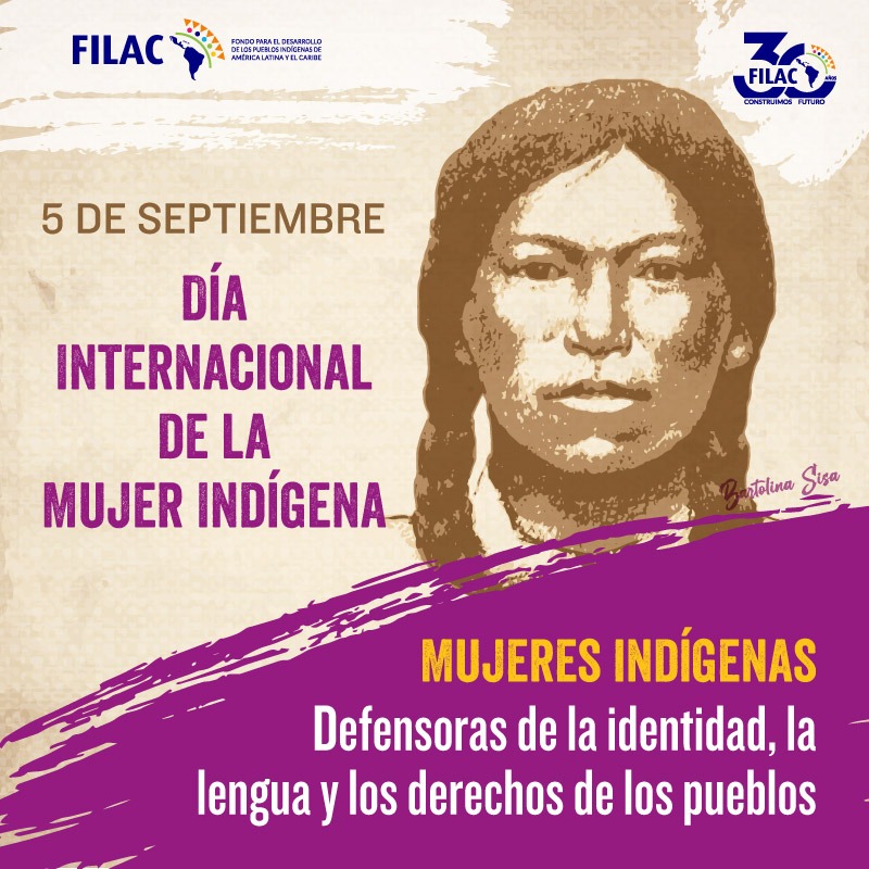 filac_'s tweet photo. En el #DiaInternacionalMujerIndigena #FILAC rinde homenaje a las #MujeresIndigenas  defensoras de la identidad, de la lengua y los derechos de los #PueblosIndigenas https://t.co/cTKUixNhTE