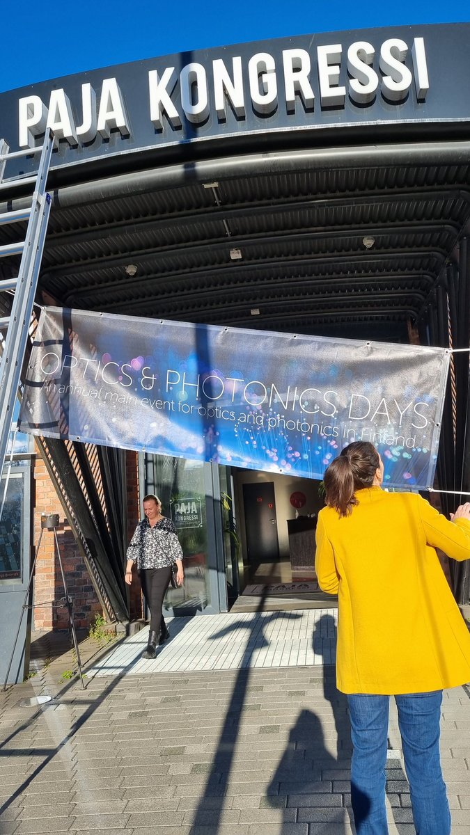 We <a href="/PhotonicsFin/">Photonics Finland</a> <a href="/flagshipprein/">PREIN Photonics Research and Innovation</a> are building the Optics and Photonics Days #opd22 <a href="/TuukkaPakarinen/">Tuukka Pakarinen</a> <a href="/CarolineAmiot1/">Caroline Amiot</a>