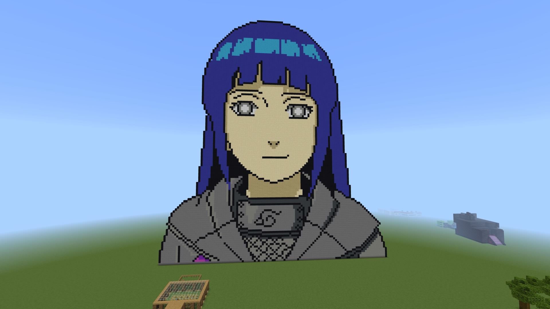 Хината Хьюга Pixel Art