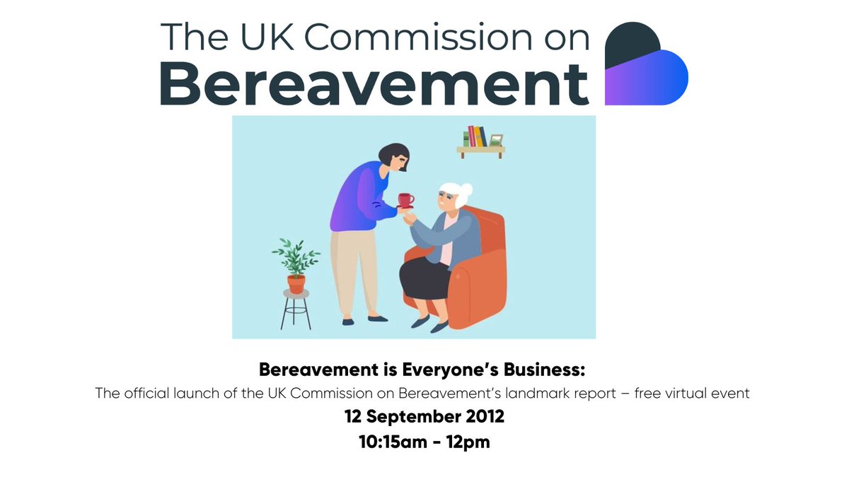 Join us on Monday 12th September for the launch of 'Bereavement is Everyone’s Business', the UKCB's landmark report investigating how we can best support bereaved people in the UK. Sign up to watch the free livestream here 👉 bit.ly/3QcKGNN