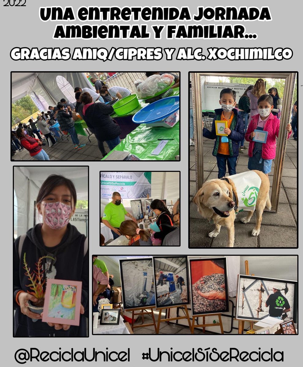 reciclaunicel's tweet photo. El sábado pudimos participar en la edición 2022 del #Plastianguis @ANIQuimica CIPRES en @XochimilcoAl 
Resaltamos la importancia de la #separación y #valorización y #reciclaje de los #residuosplásticos, vía el intercambio por productos de la canasta básica #unicelsíserecicla https://t.co/GVDjDJWwC9