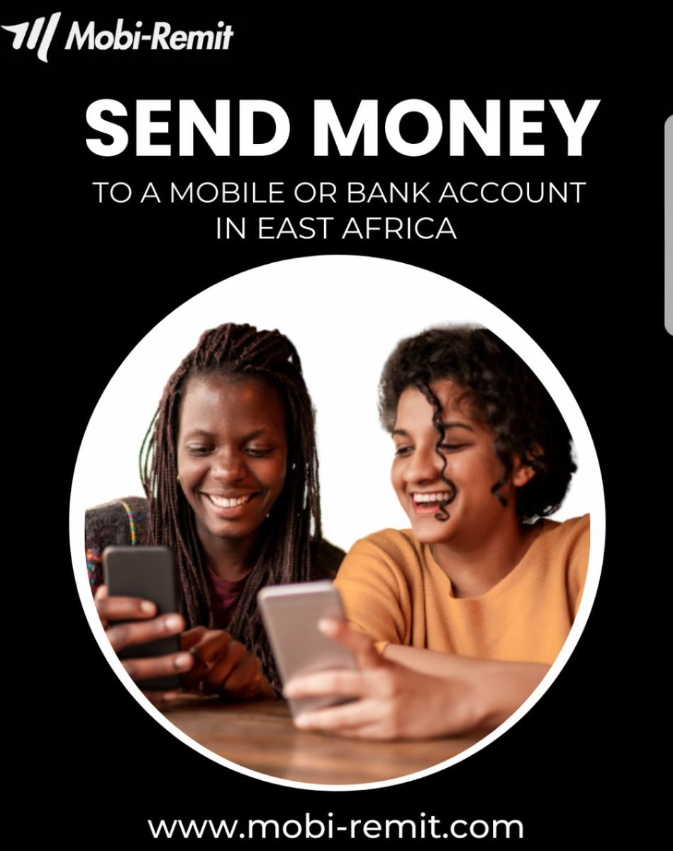 mobiremit's tweet photo. Thank you for choosing Mobi-Remit! You are the reason we do what we do! 🤝

#sendmoney #moneytransfer #Diaspora  #Tanzania #Uganda #Kenya #GetmobiremitApp https://t.co/SHNL9TZ6ZS