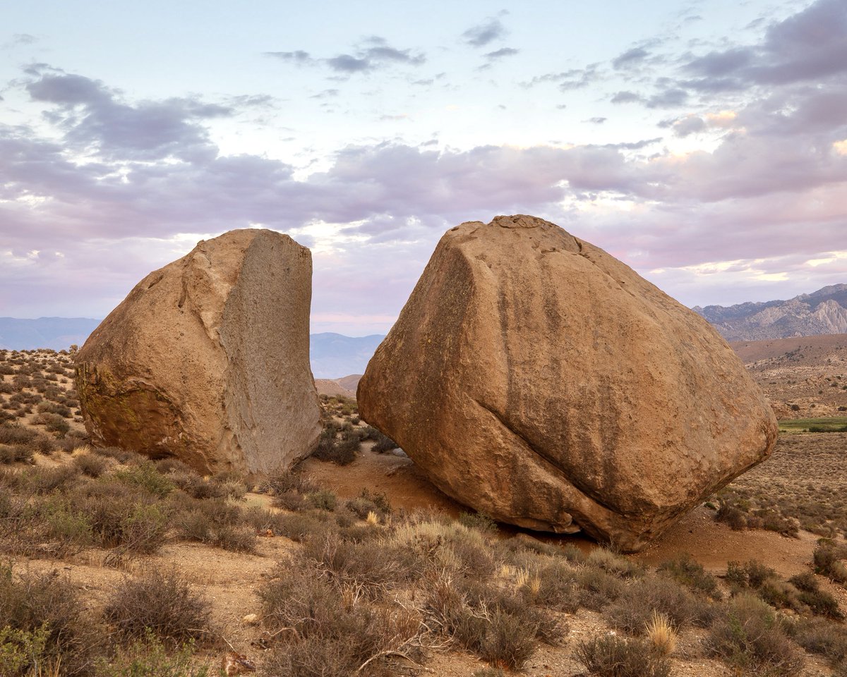 barque's tweet image. The Buttermilks are glacial erratics — meaning they were carried here from far away by the movement of glaciers. Glacial Erratics - good band name?