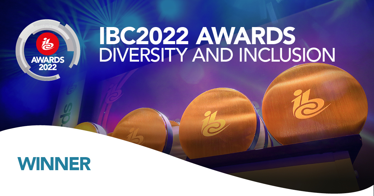 IBCShow's tweet photo. The judges selected not one but two winners for the #IBC2022 Social Impact Diversity and Inclusion Award. Congratulations to Break the Codes and Rise Up Academy. https://t.co/ktsy20urr7