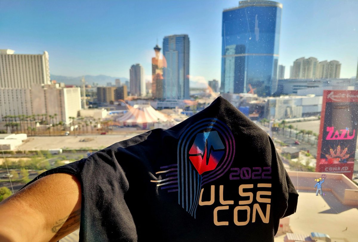 ✈️     I'm at @PulseCon_. 

#PulseCon2022  #PulseCon 
pulsecon2022.com  $HEX