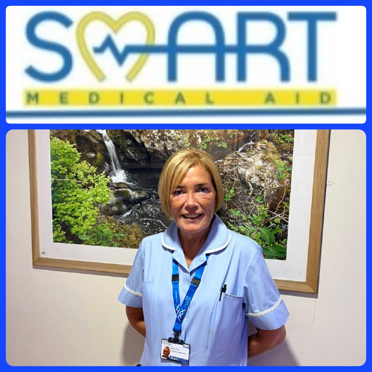 Check out our amazing Michelle on Beech ward. Using some of her leave to travel to Ukraine working alongside other volunteers with <a href="/smartmedicalaid/">SMART Medical Aid</a> #staysafe #beechareproudofyou 💙 <a href="/GMMH_NHS/">Greater Manchester Mental Health</a> <a href="/Polly_Solomon/">Paula Solomon</a> <a href="/5333emmac/">Emma Crompton</a>