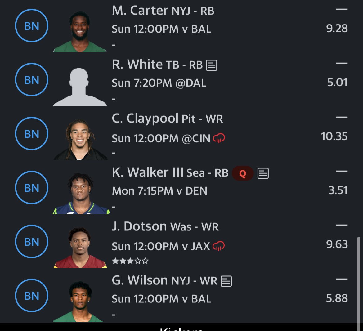 Browsdower's tweet photo. #FF #fantasyfootball team 2. 12 tm ppr from slot 1 https://t.co/tE3PqXt48M