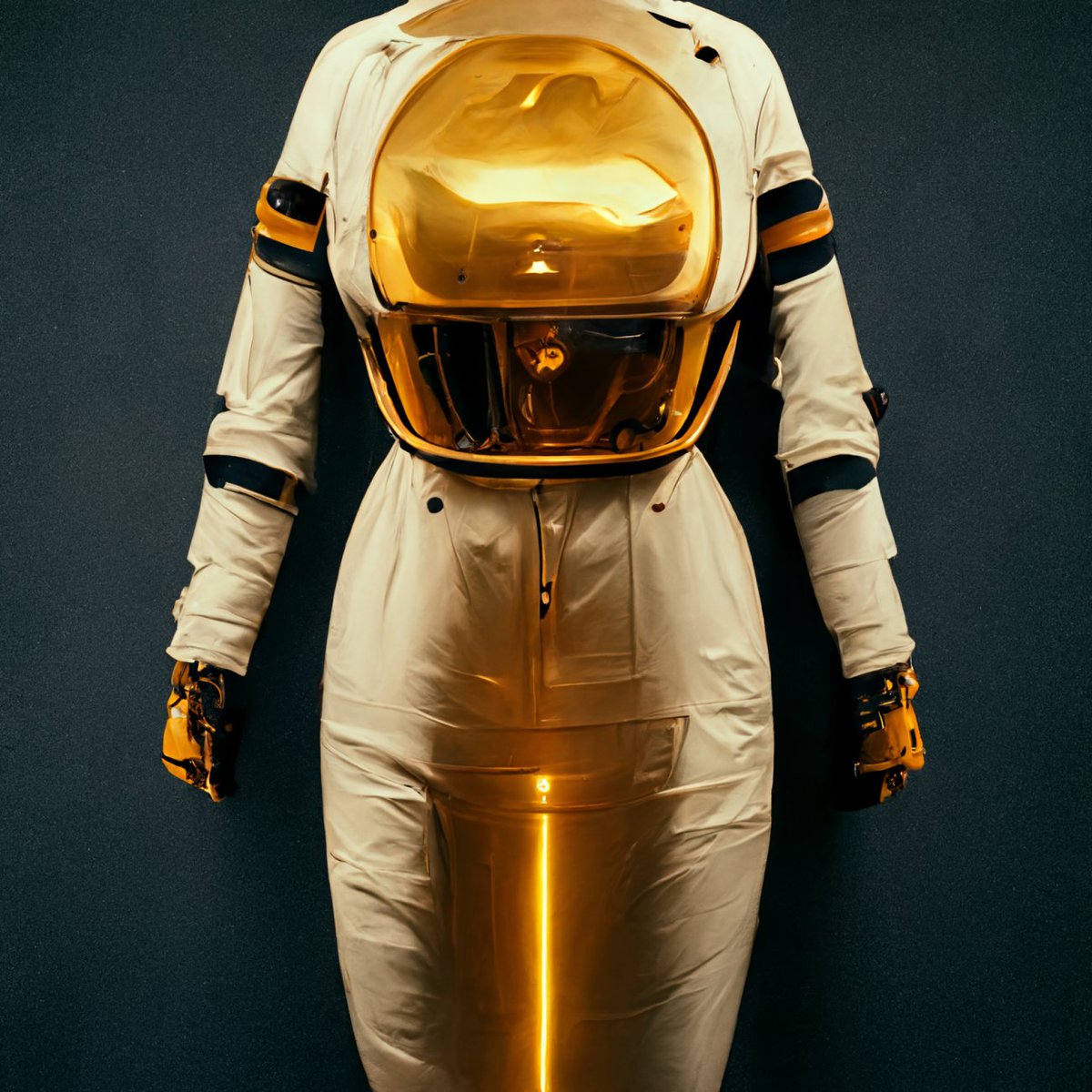I used <a href="/midj/">midj</a> today to design my own #SpaceTravel  outfits. Entering a few keywords and downloading the image: Took me 60 sec total🤯 Things are changing.. fast ⚡️ Excited to see how people will use #AI 🦾