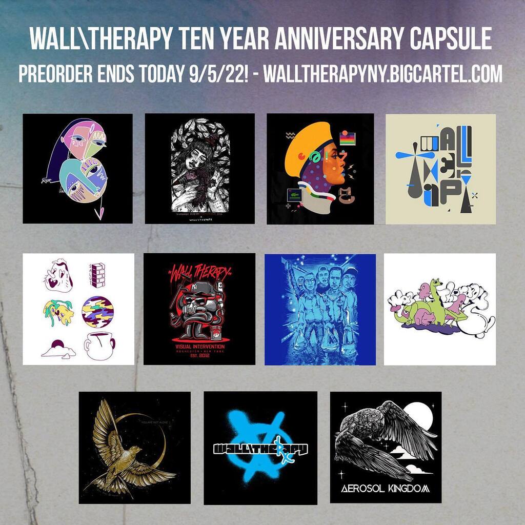 Today (Monday 9/5) is also the final day of our Ten Year Capsule preorder! Preorder ends at midnight! Link in bio or visit ift.tt/1pzVZRh

We're so stoked on these designs, don't miss out on getting yours!

This capsule features ten designs by … instagr.am/p/CiIR1yKOWWh/