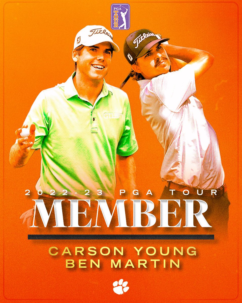 ClemsonMGolf's tweet photo. Great day yesterday for the family‼️

🐅🐅🐅🐅🐅 https://t.co/8kOwMMPKLS