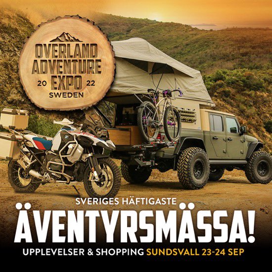 MOONBIKES IN SWEDEN ! 🇸🇪 
Meet us at Overland Adventure Expo in Sundsvall, September 23-24 !

🤘 <a href="/OverlandExpo/">Overland Expo</a>