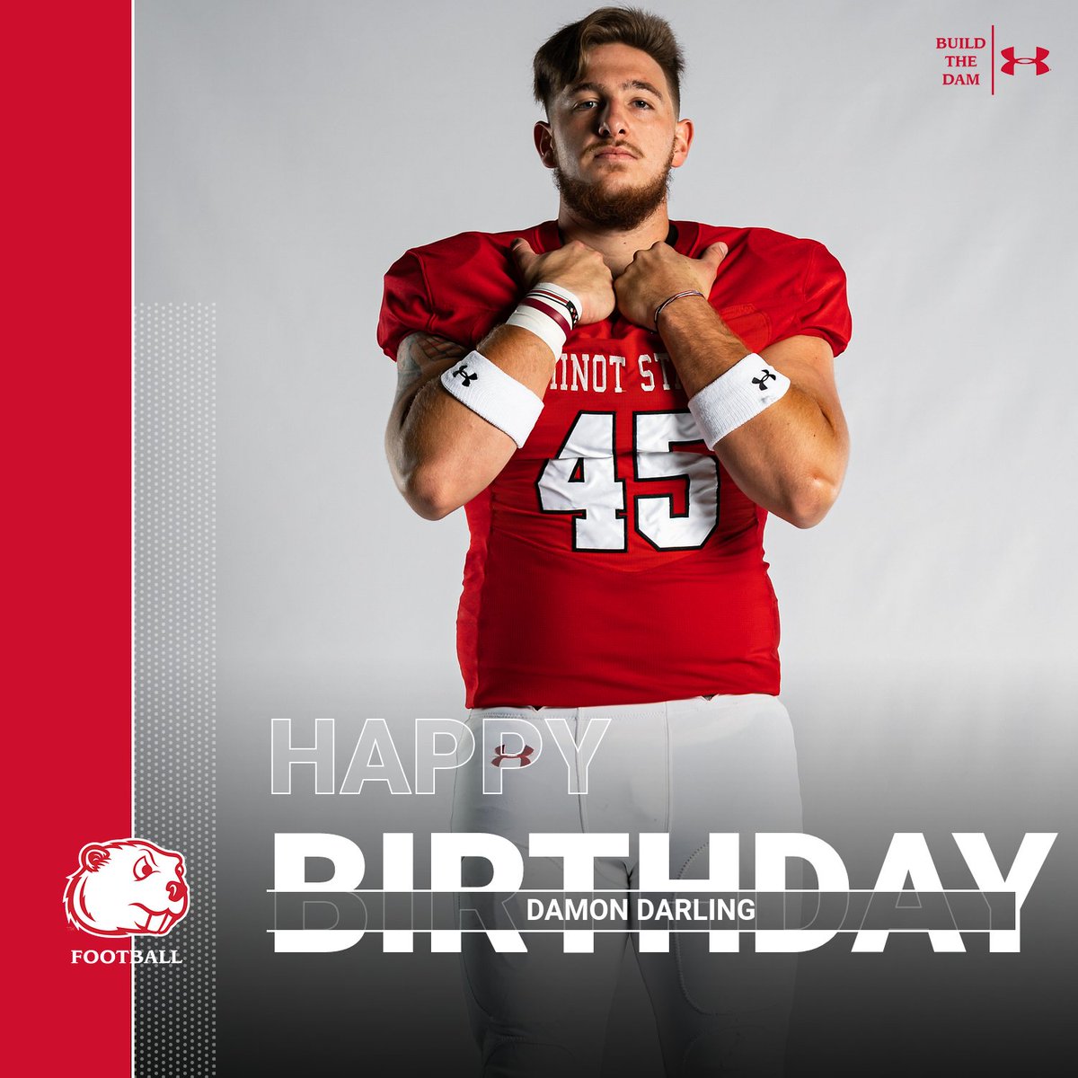 MSUBeaversFB's tweet photo. Happy Birthday, @dbo_darling52 !!

#GRIT 🦫
#BuildTheDam 🪵 https://t.co/46kWlpbb2n