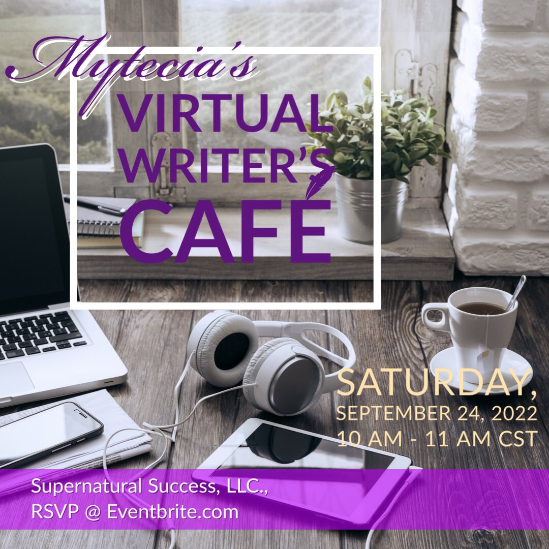 speaks_pr's tweet photo. Join this creative community of writer’s of books, scripts, poetry, copyright, articles, blogs, journals, digital content or social media. Registration is now open @eventbrite 

#VirtualWritersCafe #WritingCommmunity
#EventBrite 
#Fall2022 
#supernaturalSuccess #GetAccess https://t.co/mqJUDZzppe